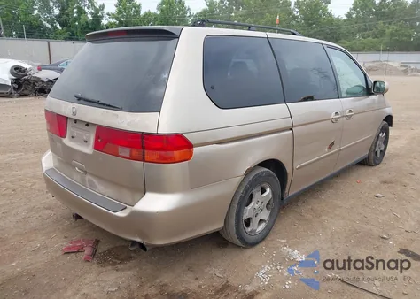 2001 Honda Odyssey Ex from USA, damaged, VIN 2HKRL18601H541812